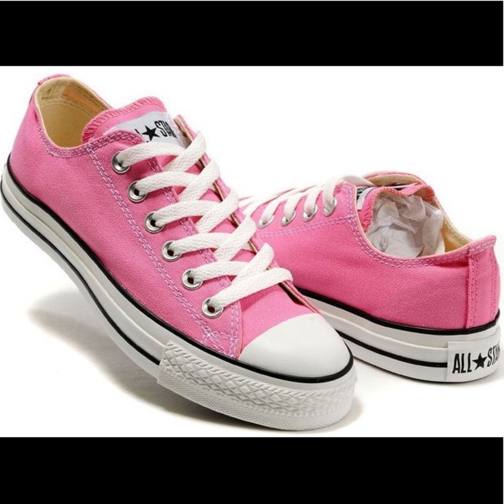 Pink Low Top Converse